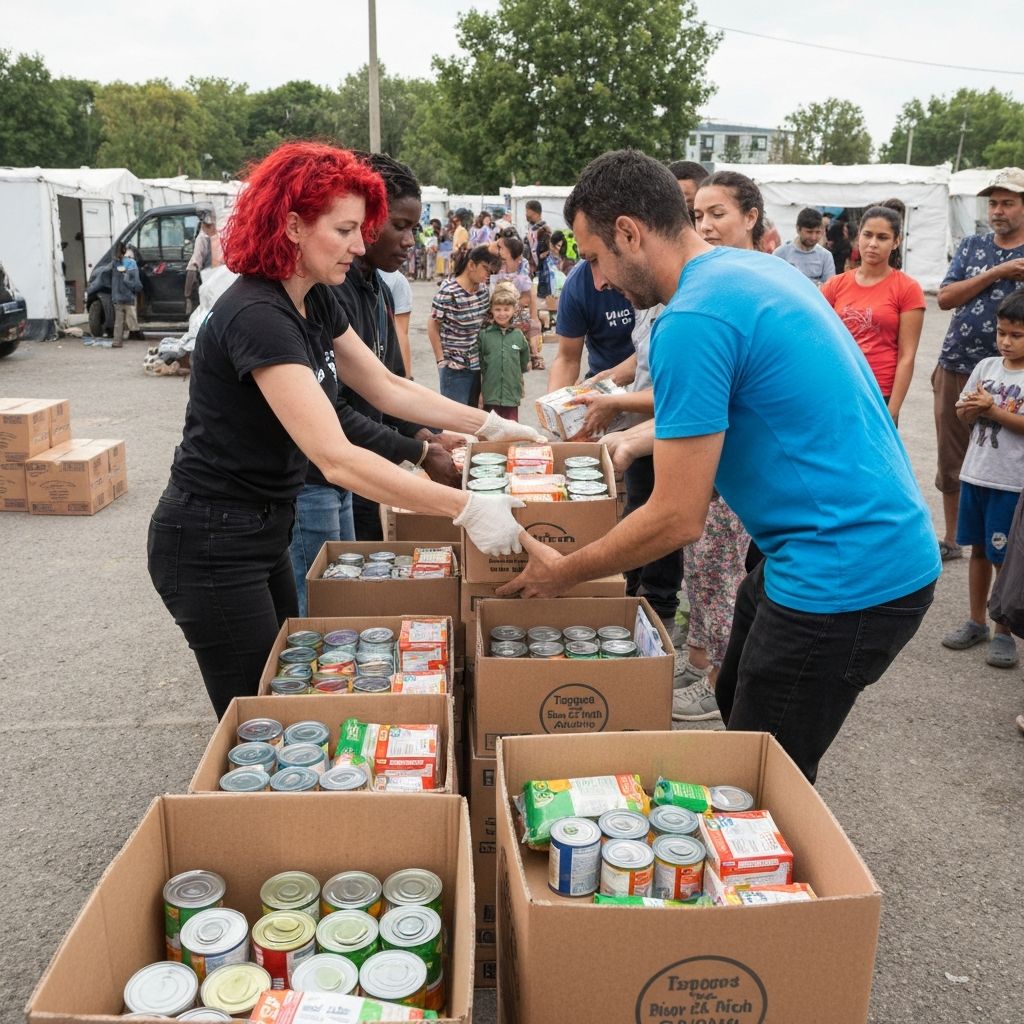 Emergency Food Relief for Syrian Refugees